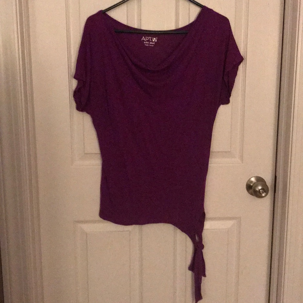 Purple Apt 9 size small blouse